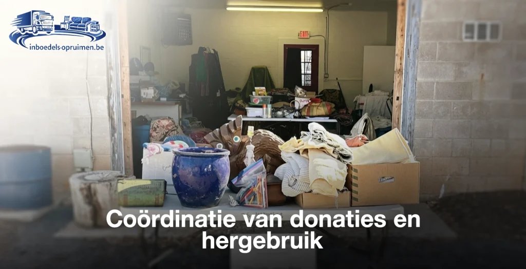 Coördinatie van donaties en hergebruik